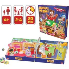 Goliath No despiertes papá - Divertido juego de mesa familiar donde debes alcanzar la nevera sin despertar a papá, para 2-4 jugadores, +5 años Goliath No despiertes papá - Divertido juego de mesa familiar donde debes alcanzar la nevera sin despertar a papá, para 2-4 jugadores, +5 años