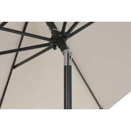 DKD Home Decor Parasol para Terraza y Jardín Marfil 265 x 250 x 265 cm