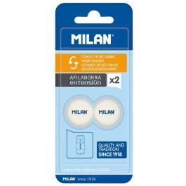 Milan Goma De Borrar Recambio Afilaborra Blíster 2 Unidades Blanco Precio: 1.49999949. SKU: B1G3LRNRMA