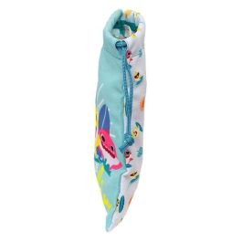 Bolsito de Merienda Baby Shark Surfing Azul Blanco PVC 20 x 25 x 1 cm Saco Bolsito de Merienda Baby Shark Surfing Azul Blanco PVC 20 x 25 x 1 cm Saco