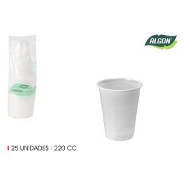Set de 25 vasos blancos 220 cc Algon (24 Unidades) Set de 25 vasos blancos 220 cc Algon (24 Unidades) Precio: 18.49999976. SKU: B13SPH9QRA