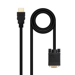 NANO CABLE 10.15.4348 Conversor HDMI a VGA 1.8M Negro