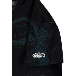 DIFUZED Camiseta World of Warcraft Mapa de Azeroth Algodón Talla S