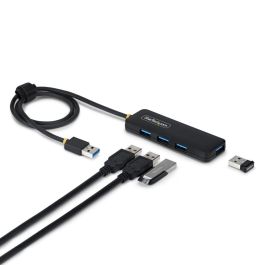Hub USB Startech H5A4A-USB-HUB-2 Negro