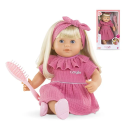 Corolle COR1717690475940 Muñeca Mon Grand Poupon Jade, 36 cm, Pelo, Aroma Vainilla, 3 Años