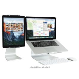 Rain Design mStand tablet pro para iPad - Soporte ajustable en ángulo y altura para tablet (Plata)
