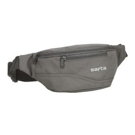 Safta Riñonera Gris Humo de Poliéster 600D - Modelos Surtidos