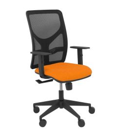 PIQUERAS Y CRESPO Silla Motilla malla negra asiento bali naranja brazo regulable ruedas 65mm Precio: 171.79000047. SKU: B15MRLD6FM