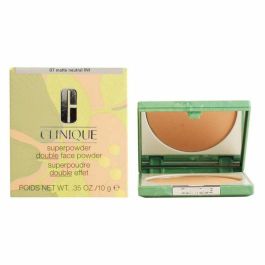 Clinique ILN36100 SUPERPOWDER Double Face Polvos Compactos Tono #04-Matte Honey. Cobertura Ajustable, Matificante y Larga Duración, 10g.