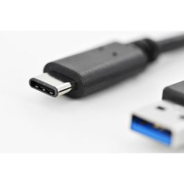 DIGITUS Cable USB 3.0 Tipo C a Tipo A Macho/Macho 1m Negro - USB 3.2 Gen 1 (3.1 Gen 1)