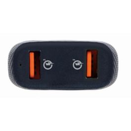 Cargador de Pared GEMBIRD TA-U2QC3-CAR-01 Negro Cargador de Pared GEMBIRD TA-U2QC3-CAR-01 Negro