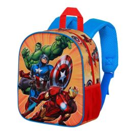 Mochila 3D Elite Attack Marvel Los Vengadores Rojo