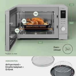 Microondas con Grill Panasonic NNCD88QSEPG 1300 W