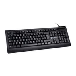 CoolBox COO-TEC04DNI Teclado USB QWERTY Español Completo de Membrana para Oficina Negro