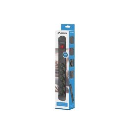 Lanberg Sp1 Regleta 5 Tomas Schuko Type F Cable 500 cm Protección Sobretensión