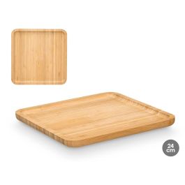 Kinvara Bandeja Cuadrada de Bambú 24x24 cm - Color Natural (12 Unidades) Precio: 48.59000025. SKU: B1ASWPNXZM