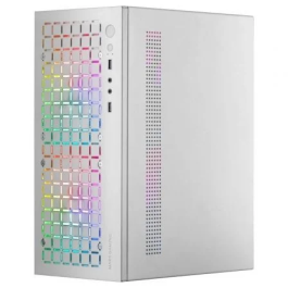 Mars gaming Caja Ordenador Minitorre Mccore Matx MicroATX Mini-ITX con Iluminación RGB y Ventana Lateral