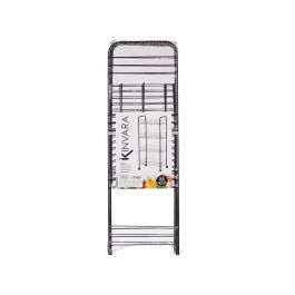 Verdulero 4 Pisos Metalico Negro Ruedas Kinvara 26X82CM (4 Unidades) Verdulero 4 Pisos Metalico Negro Ruedas Kinvara 26X82CM (4 Unidades)