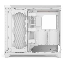 Fractal Design Meshify 3 XL Ambience Pro RGB White TG Light Tint - Caja de PC Blanca con Panel de Vidrio Templado e Iluminación