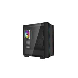 Deepcool CC560 ARGB V2 - Caja PC Torre Media ATX Negra - Circulación de Aire Optimizada