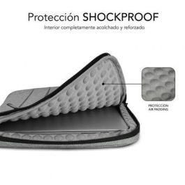 Funda Subblim Air Padding 360 Sleeve para Portátiles hasta 14"/ Gris Claro Funda Subblim Air Padding 360 Sleeve para Portátiles hasta 14"/ Gris Claro