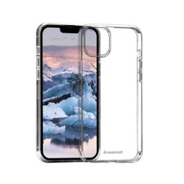 dbramante1928 Greenland Funda Protectora para iPhone 14 Plus Transparente, Fabricada con Plástico Reciclado, Compatible con Carga Inalámbrica