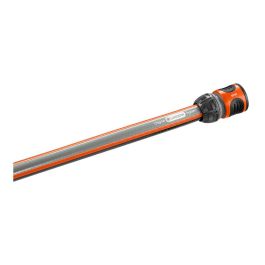 Gardena Conector rápido stop agua 1/2" - 5/8", polipropileno, anti UV y anti hielo, gris/naranja