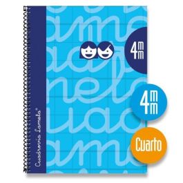 Lamela Cuaderno Espiral 80H 4º 70 gr Cuadrovía 4 mm C- Margen Cubierta Extradura Azul -Pack 5U- Precio: 19.68999967. SKU: S8411394
