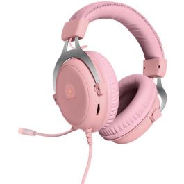 Deltaco Gaming GAM-030-P Auriculares Gaming Alambrico Stereo LED Rosa