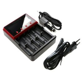 CoreParts Charger for 18650 Battery, with Euro AC Power Cord and Plug In Charger ( Car Charger ), Black, ICR18650, INR18650, NR18650, UR18650, 10440, 13450, 14430, 14500, 14650, 16340, 16500, 16650, 17335, 17500, 17650, 18350, 18490, 18500, 18650, 25500,  Precio: 34.78999986. SKU: B1H3WRJ8J4