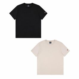 Camiseta de Manga Corta Hombre Champion Negro 2 Unidades Precio: 26.49999946. SKU: B1KGMDN7RH