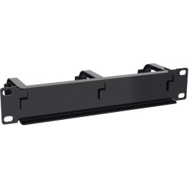 EQUIP Pasacables 10" 1U con 3 Anillos de Plástico Negro para Armario Rack