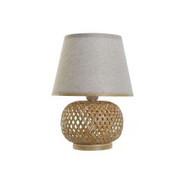 Lámpara de mesa DKD Home Decor Marrón Natural Bambú 50 W 220 V 24 x 24 x 34 cm Precio: 38.50000022. SKU: B13LQXEEHF