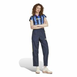 Camiseta de Manga Corta Mujer Adidas Tiro Cut Azul