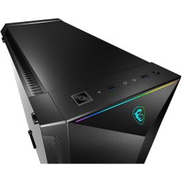 MSI MPG GUNGNIR 100 Midi Tower PC Gaming Negro con Ventana y RGB, Soporta Placas ATX, EATX, micro ATX, Mini-ATX