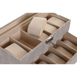 Joyero Tradicional DKD Home Decor Gris 11 x 15 x 27.5 cm Joyero Tradicional DKD Home Decor Gris 11 x 15 x 27.5 cm