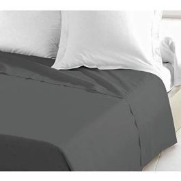 Lovely Home Sábana Plana 100% Algodón 54 Hilos OEKO-TEX 240x300 cm Gris Oscuro Cama 2 Personas Lovely Home Sábana Plana 100% Algodón 54 Hilos OEKO-TEX 240x300 cm Gris Oscuro Cama 2 Personas