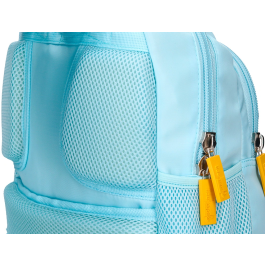 Liderpapel Mochila Multibolsillo Infantil Azul Flowers 350x110x270 mm