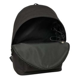 Safta Mochila ATCO Doble para Portátil 15,6" con USB Teen Black 31x44x18 cm