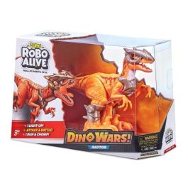 ZURU ZUR1695823088498 Robo Alive Dino Wars Raptor Juguete Robótico con Armadura, Luz y Tecnología Avanzada