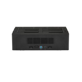 StarTech.com Docking Station 4 Bahías USB 3.0 para Discos Duros SATA de 2.5"/3.5" a 5Gbps, compatible con SATA III 6Gbps