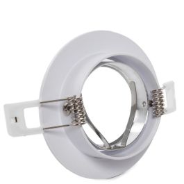 Aro Foco Downlight Circular Blanco 92MM