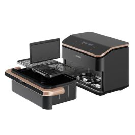 Cosori COS1730416443719 Freidora sin aceite Doble Fuego Twinfry Chef Edition, 10 L, 6 Programas, 2800 W, Negra