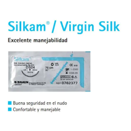 Sutura Silkam Black 2-0 Ds24 75 cm 12Ud Braun Precio: 33.590909. SKU: B1GY4SB5YK