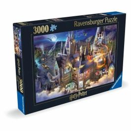 Ravensburger 17561 Rompecabezas 3000 Piezas Vista del Castillo de Hogwarts Harry Potter 14+ Años