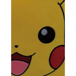 Pokemon POK3700891706681 Cojín Premium Cuadrado Pikachu Microfibra 40 cm