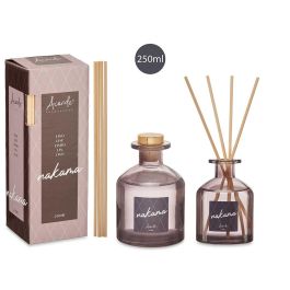 Mikado 250 ml con varilla, vidrio, fragancia, negro - Acorde 8x12x8 cm (6 Unidades) Precio: 33.94999971. SKU: B1DM93Q6TT