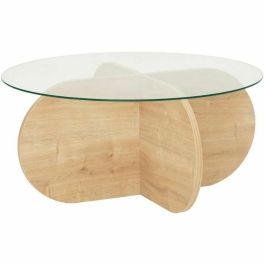 Aucune AUC1710450970377 Mesa de Centro BUBBLE Redonda de Cristal y Roble Zafiro - 75 x 75 x 35 cm Precio: 155.50000037. SKU: B1CZMHNC55