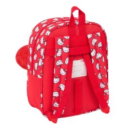 Mochila guarderia adapt.carro hello kitty "iconic" 22x27x10cm