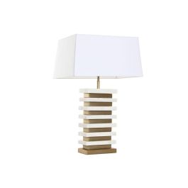 Lampara Sobremesa Item Home DKD Home Decor Dorado Blanco 50 x 86 x 30 cm Precio: 264.49999961. SKU: B1E2E8PJMG